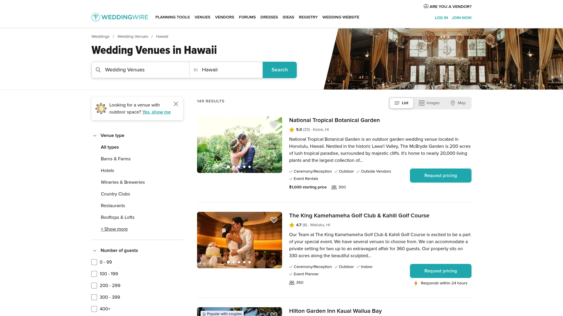 Ko Olina Chapel wedding venue