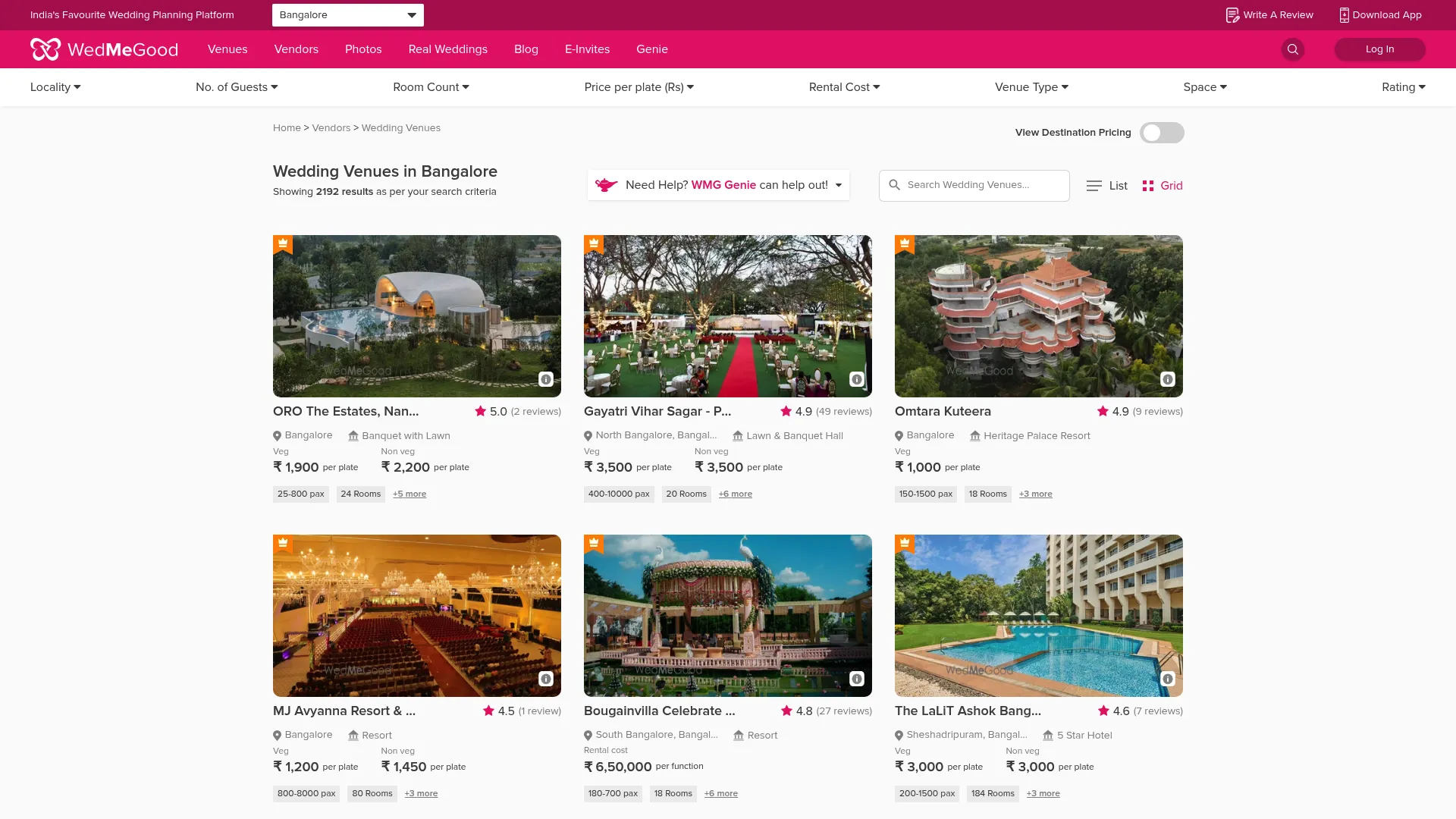 ITC Gardenia eco-friendly luxury wedding venue Bangalore