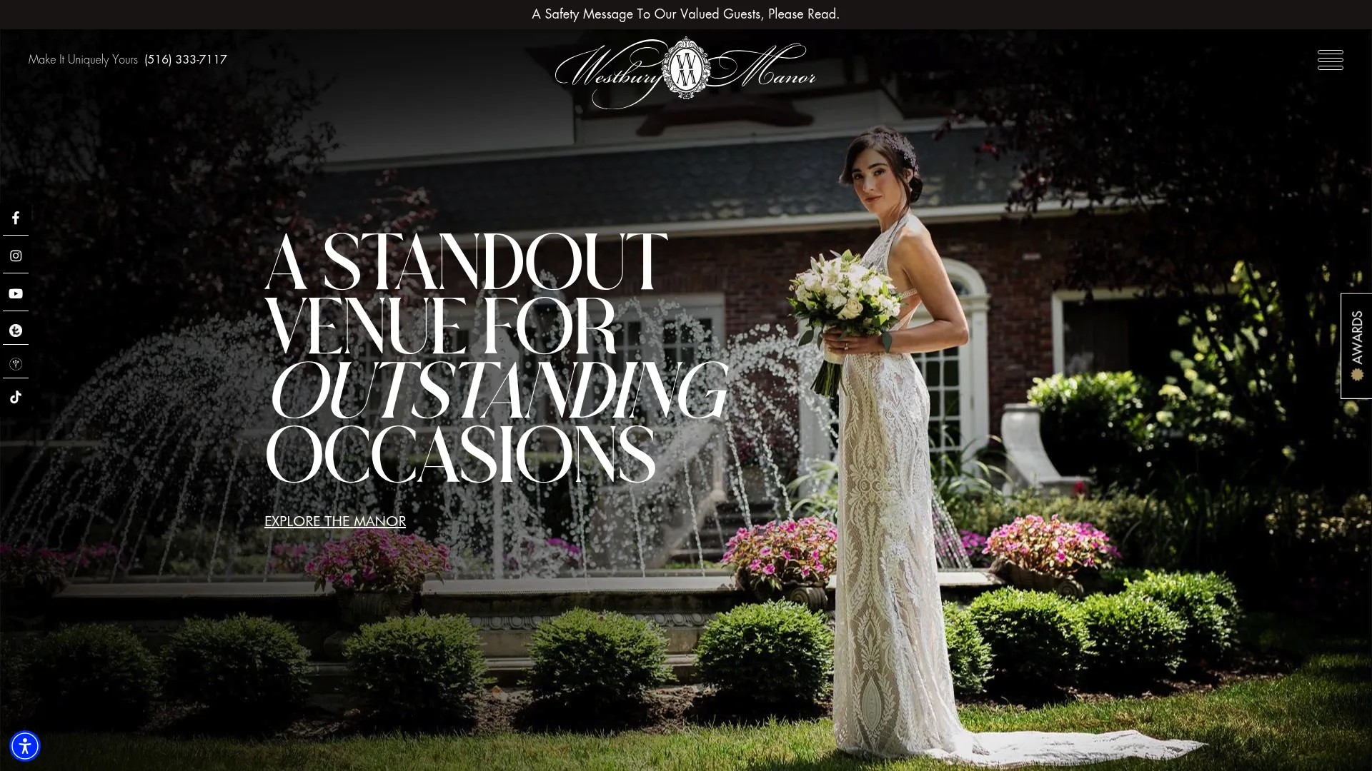 Westbury Manor Victorian mansion exterior