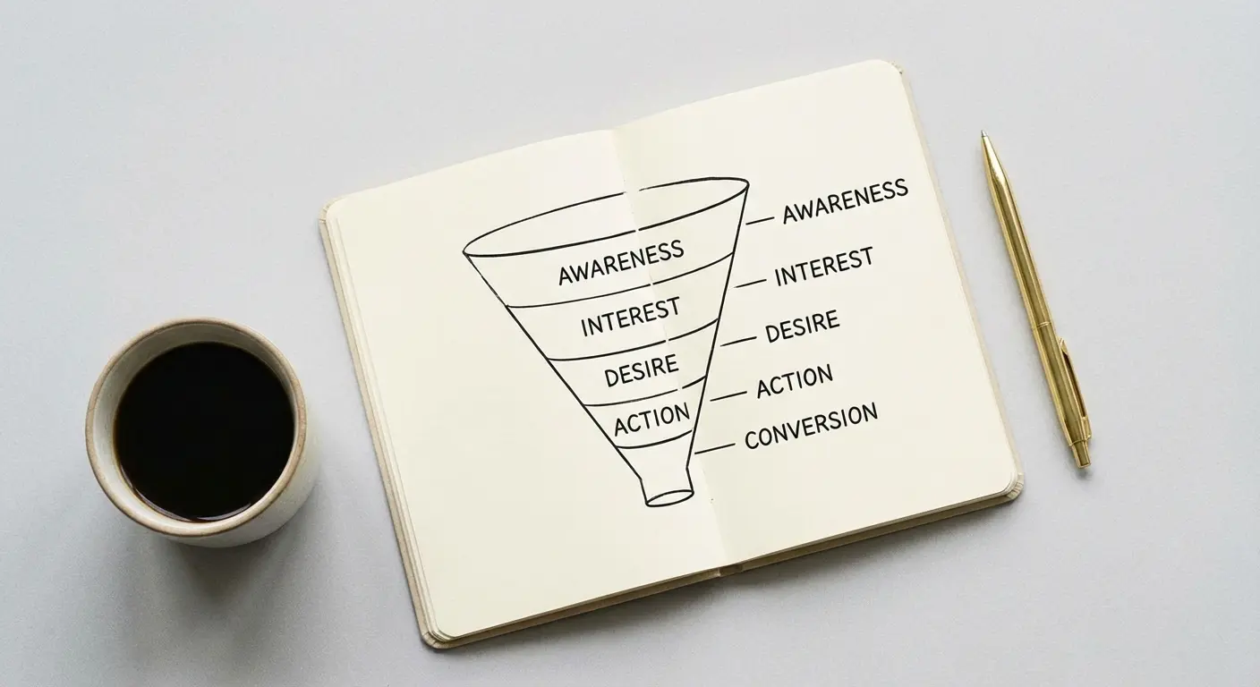 Speech notes on a table