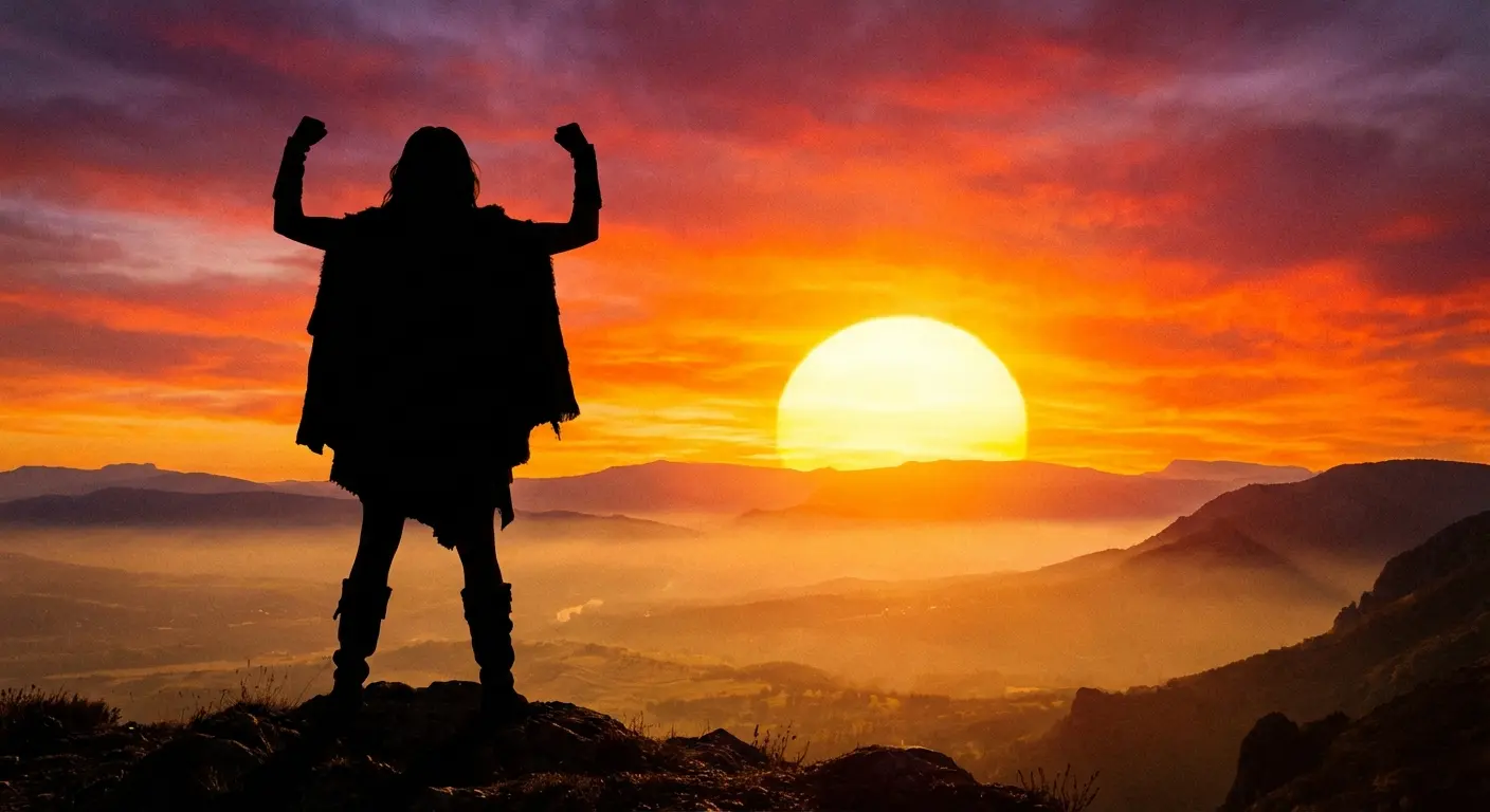 Maya Angelou reciting a lyric poem about resilience and identity