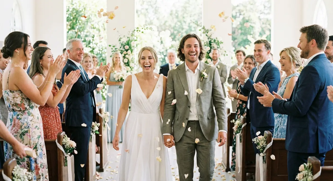 The couple asked you to officiate because they trust you. They love you. They want you to be part of their moment.