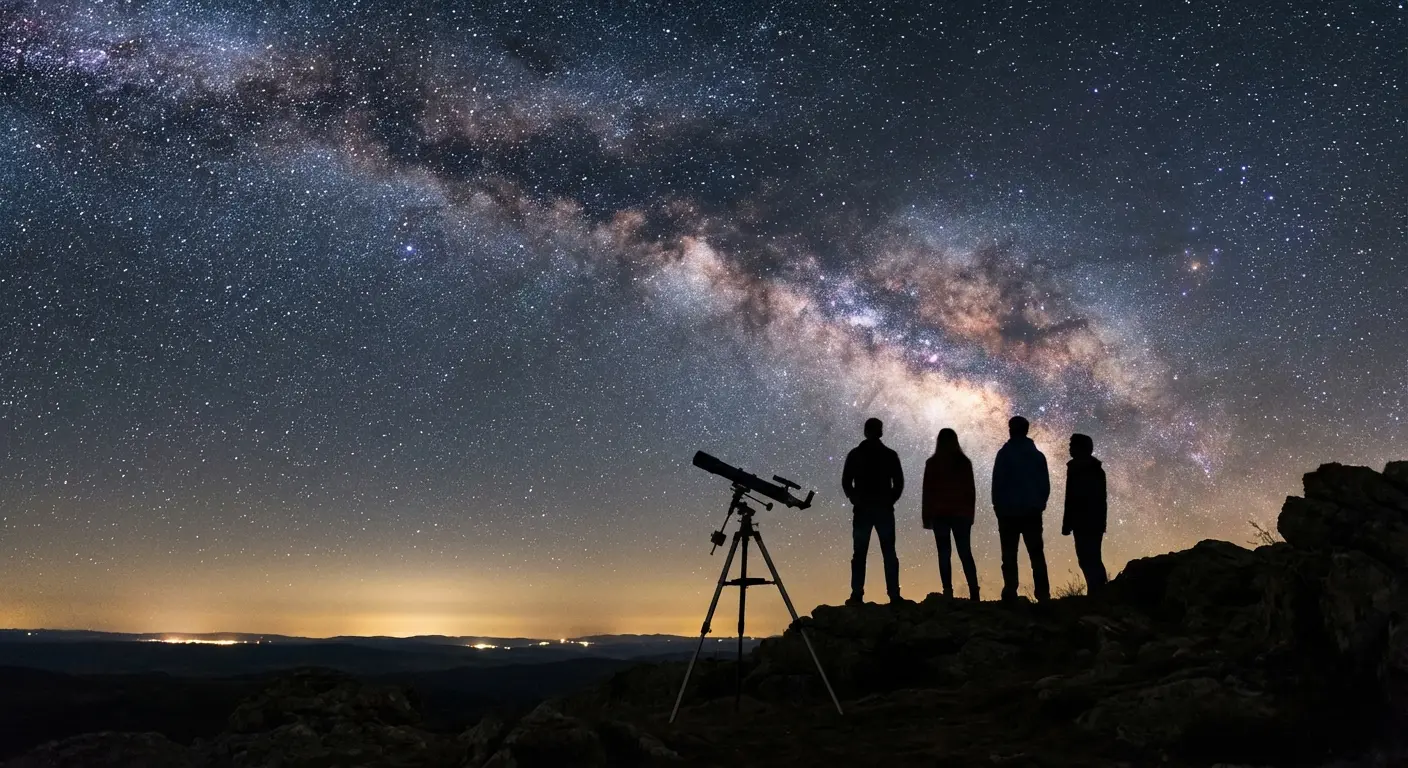 The awe and silence of a dark sky tour.