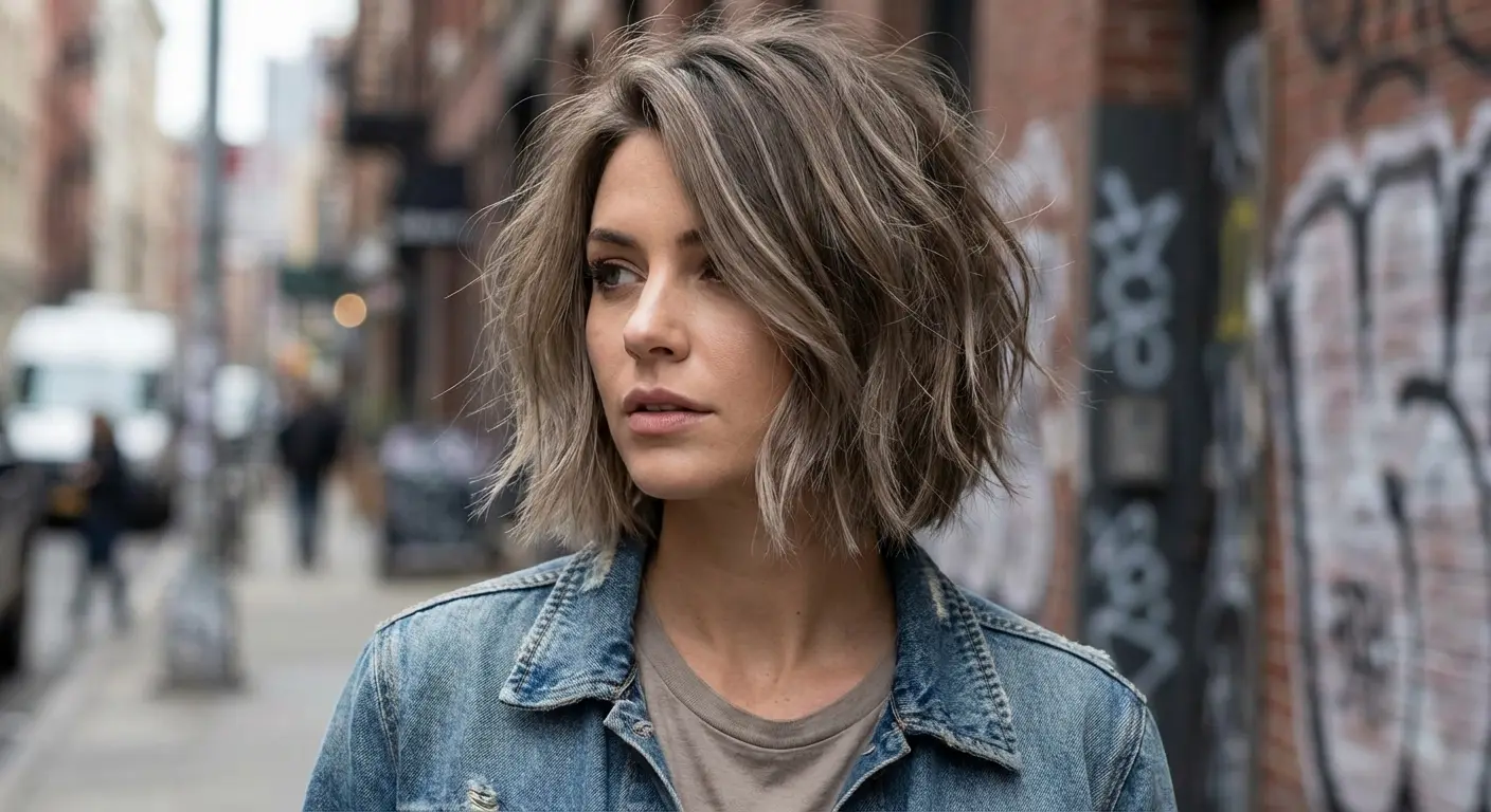 Mushroom Blonde hair color