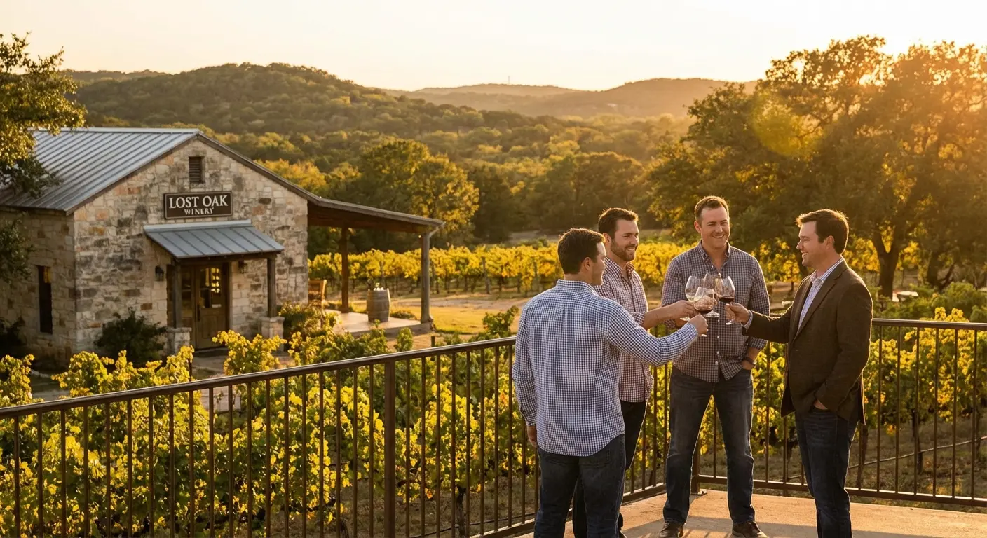 Vineyards in the Texas Hill Country near Fredericksburg