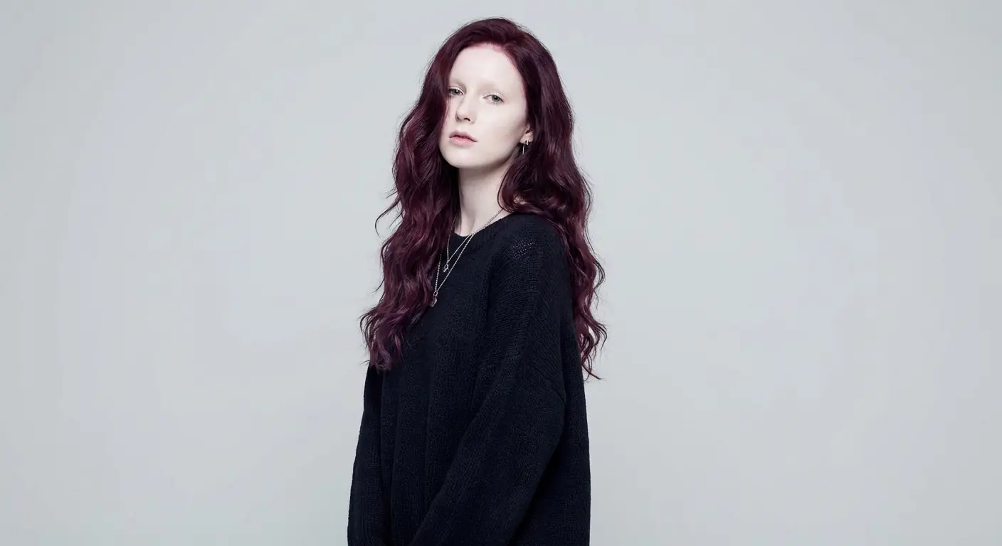 Deep Burgundy hair color