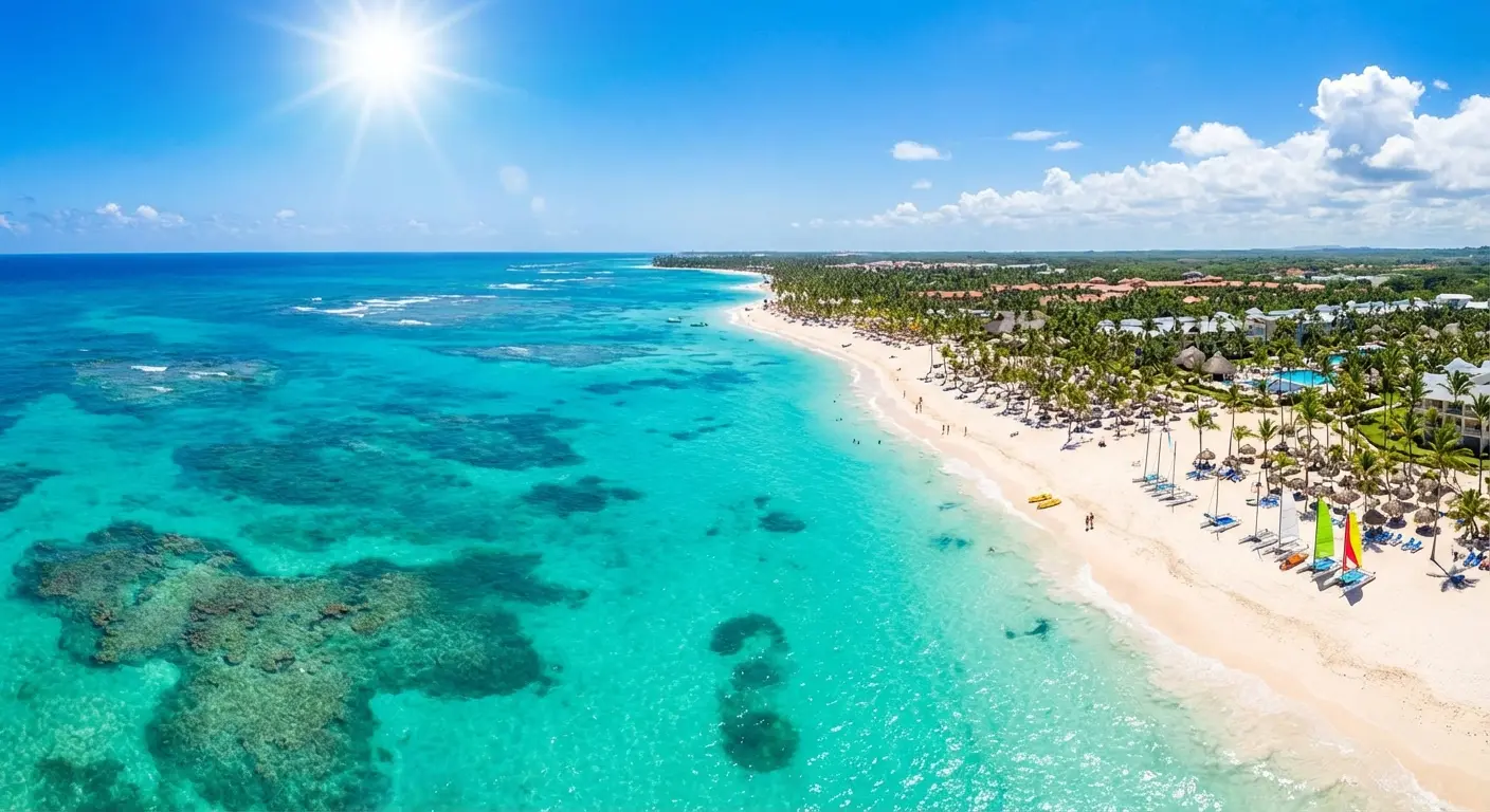Group of women celebrating a Punta Cana bachelorette party on the beach