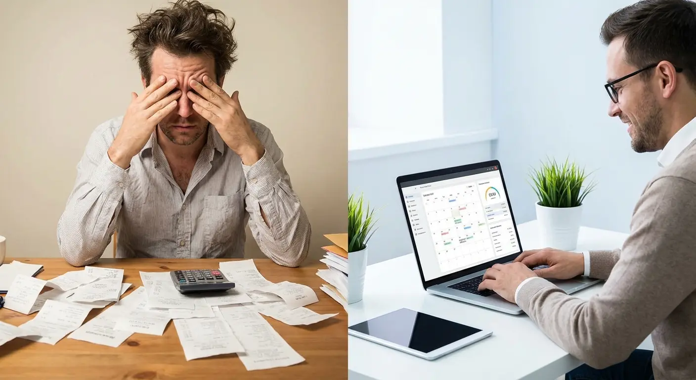 Laptop displaying Bridesmaid for Hire party planning tools