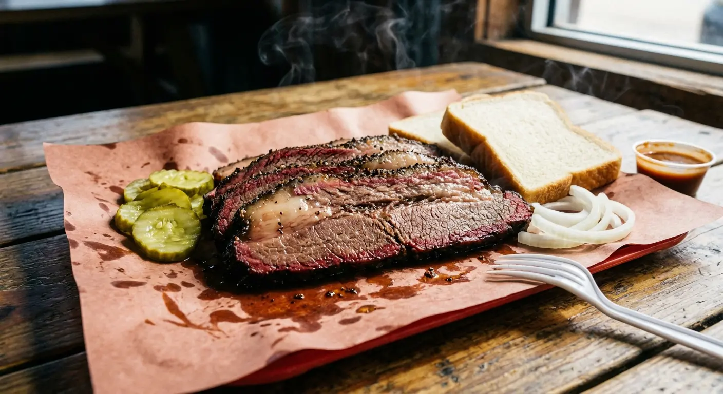 BBQ tray from Truth BBQ
