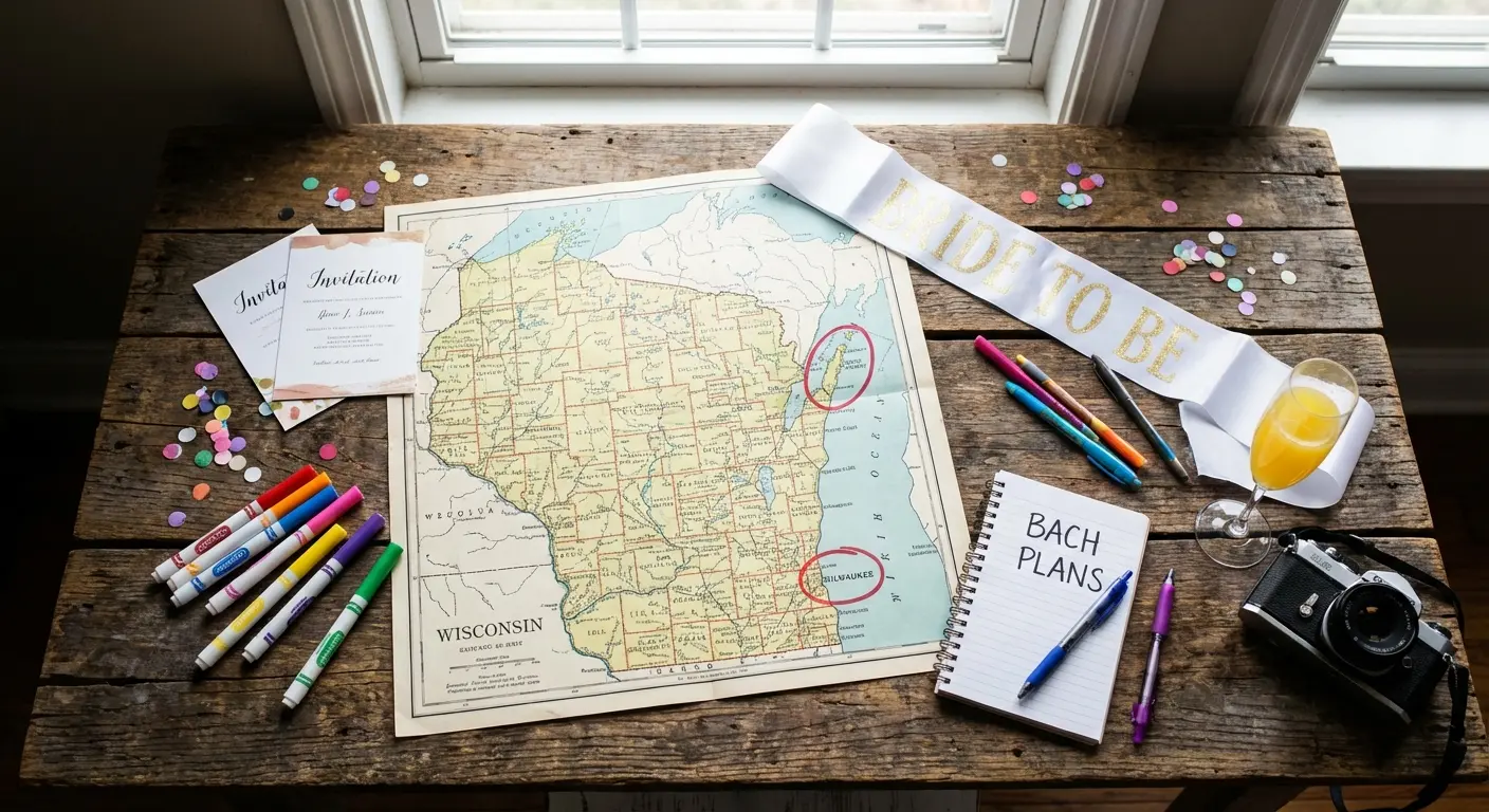 Group of women celebrating at a Wisconsin bachelorette party location