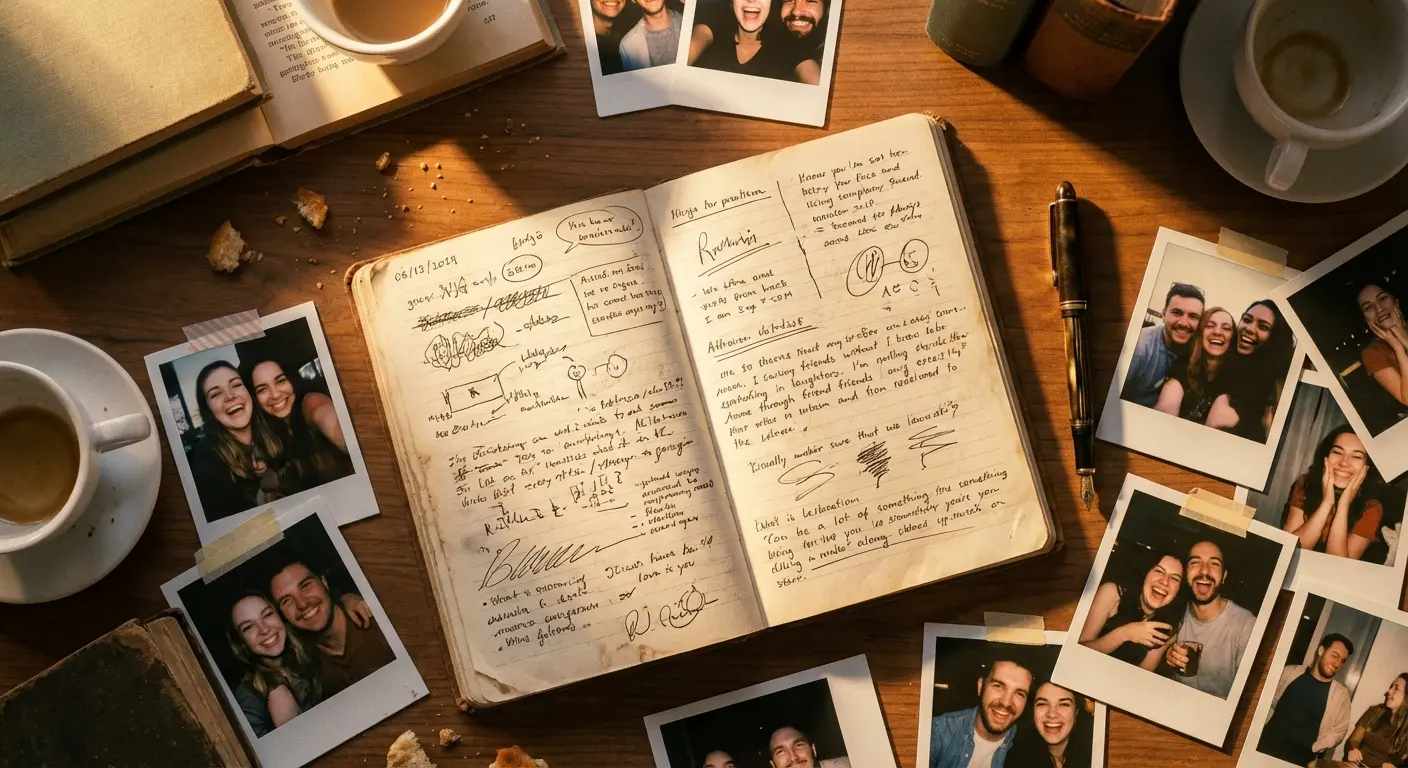 Brainstorming ideas for a wedding speech