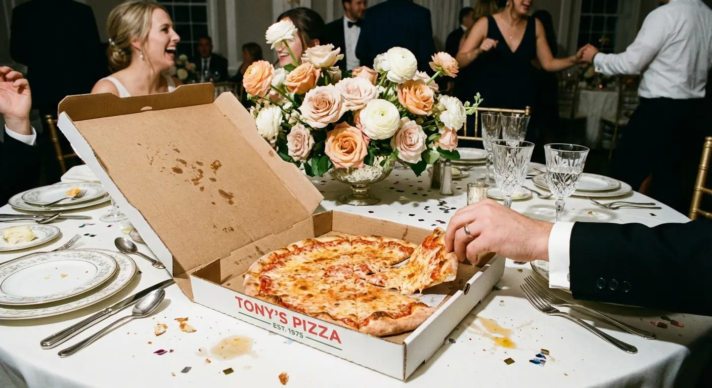 Ode to Pizza poem with pizza slice