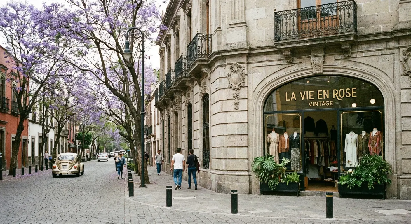 Shopping at boutiques on Colima Street in Roma Norte