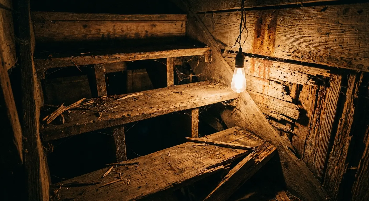 A staircase representing the struggles of life