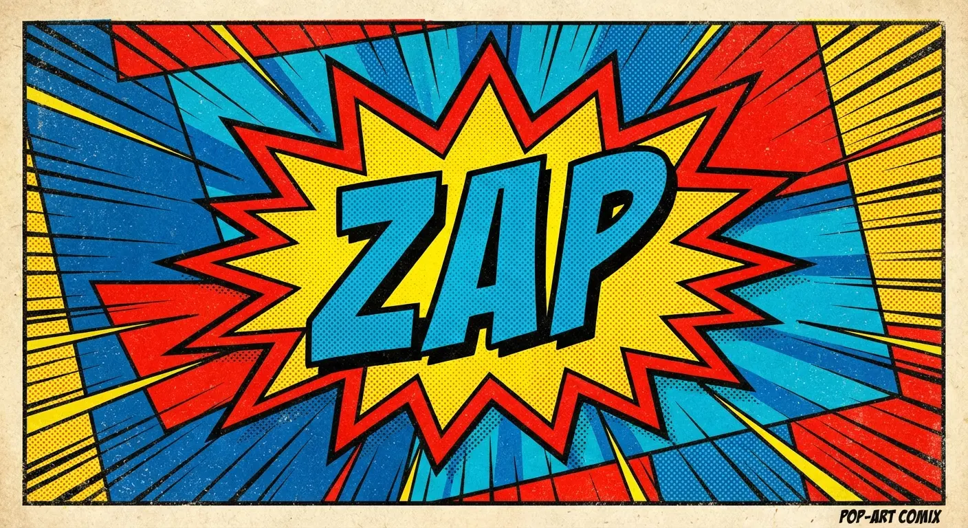 Comic book action words