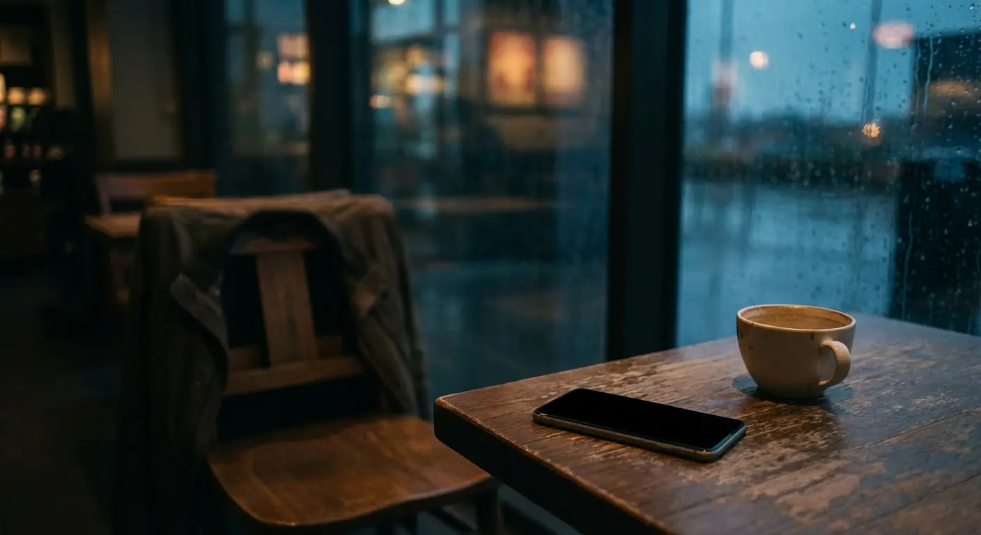 A limerick about a promising connection that ends in abrupt silence