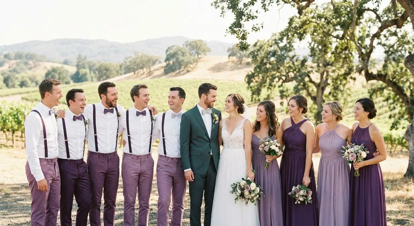 Wedding party styling discussion