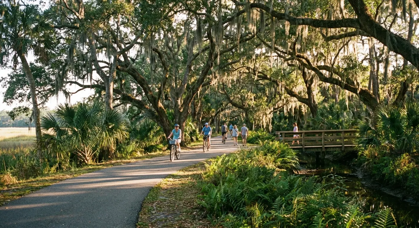 Group of guys enjoying a relaxed bachelor party vibe on a golf course