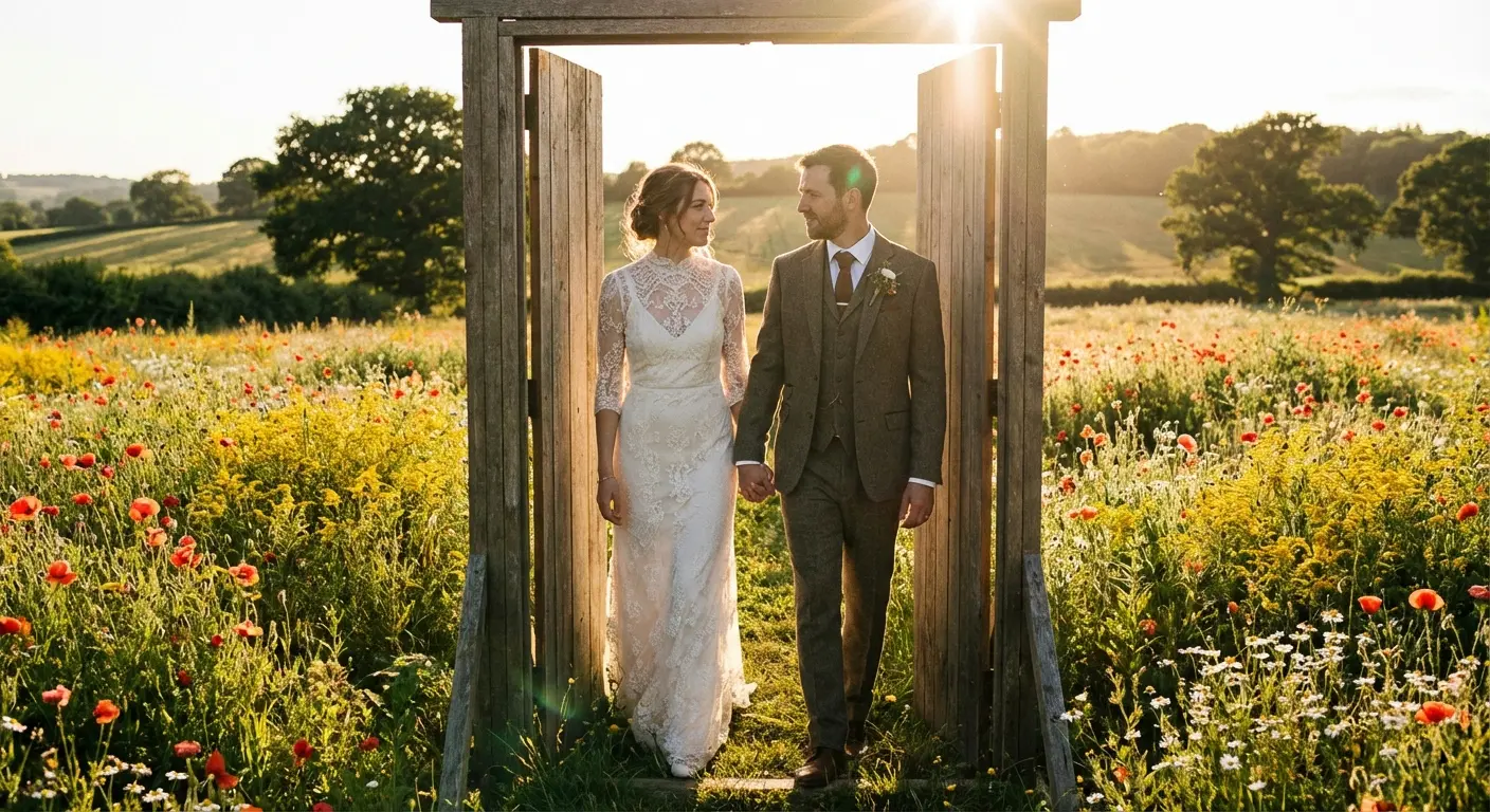 Couple walking together
