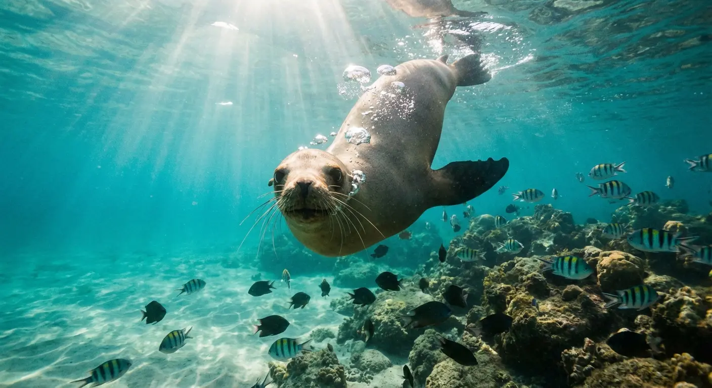 La Paz beach and calm waters