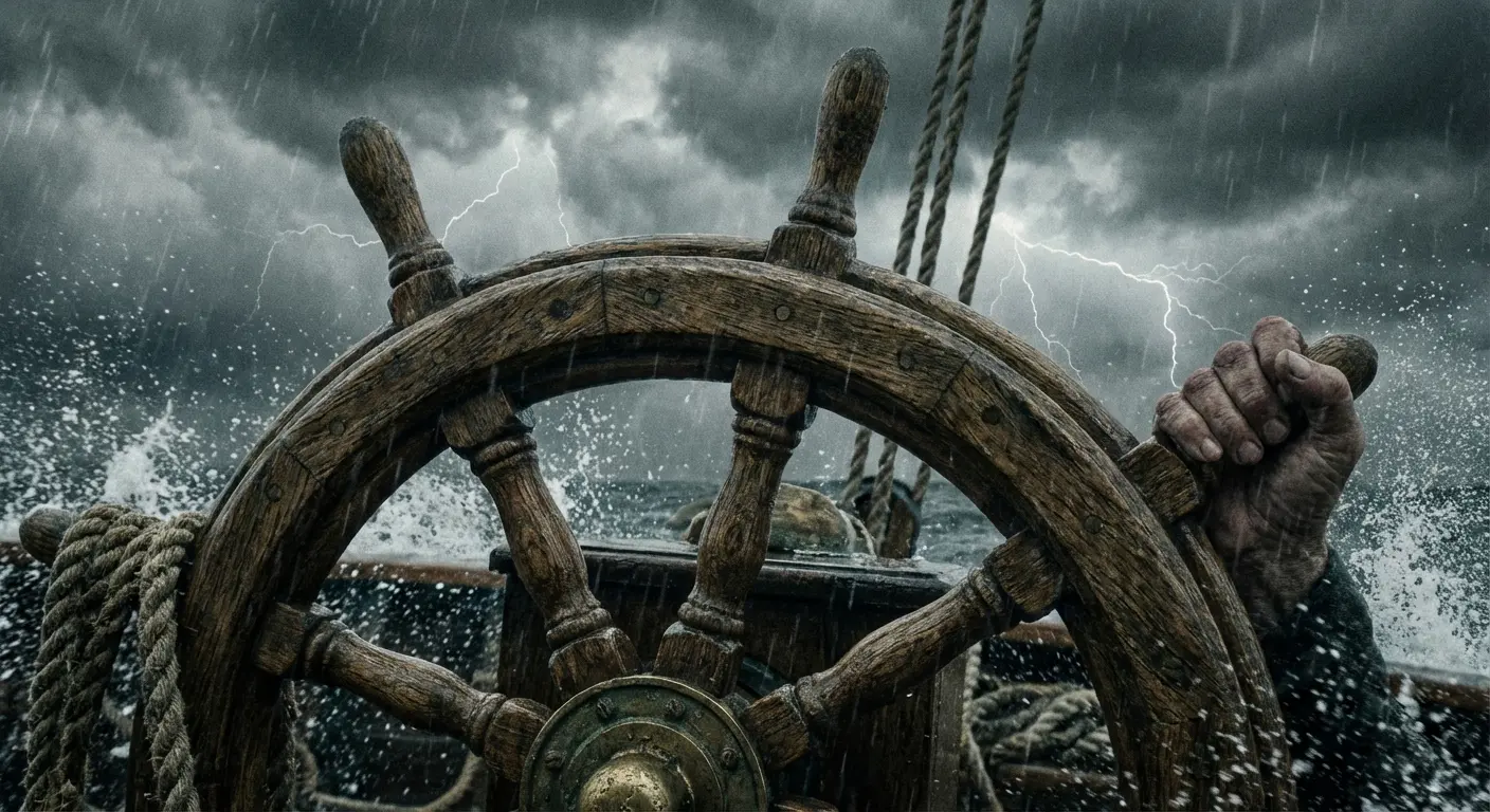 Ship imagery representing consistency in metaphor