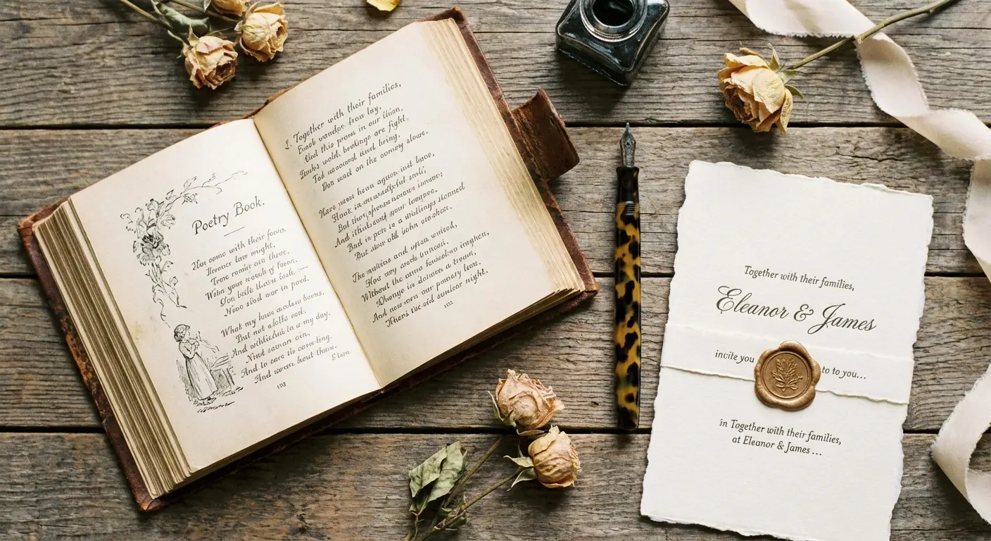 Wedding guests listening to a toast