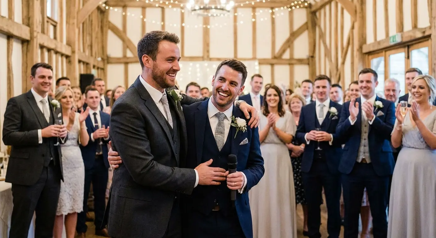 The mic drop moment and finalizing the best man speech