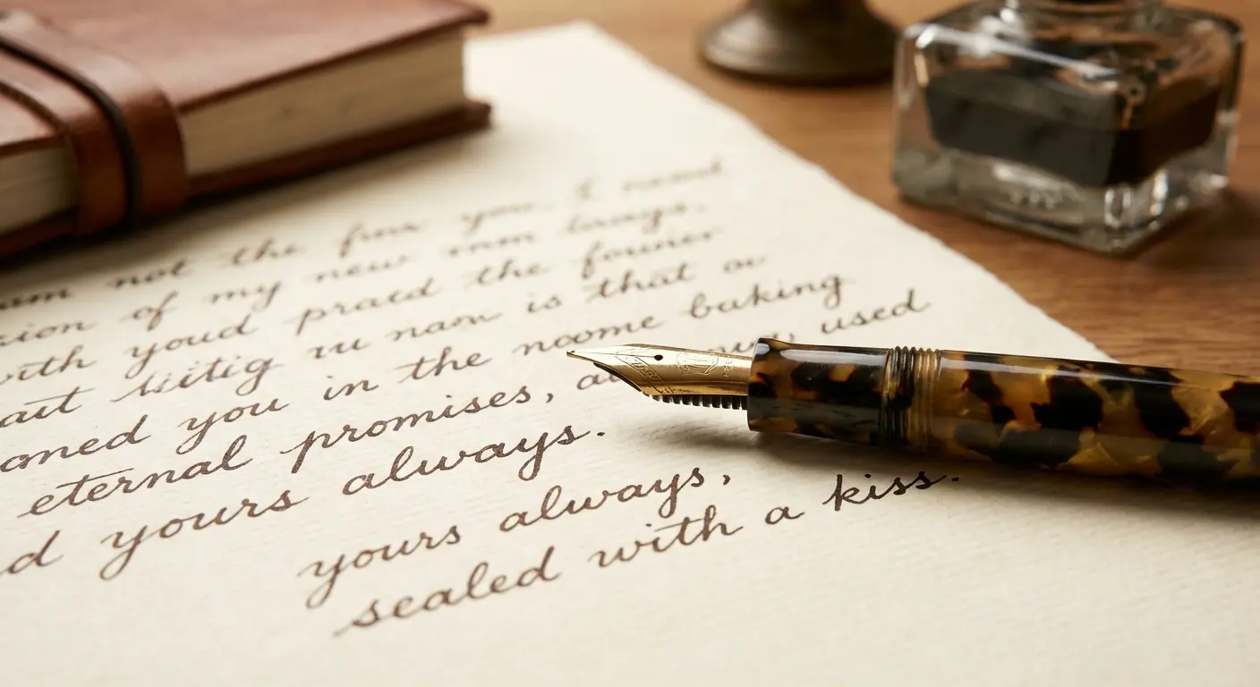 Couple reviewing wedding vow speech templates together