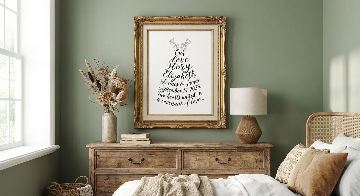 Dress silhouette typography poem for maid of honor speech