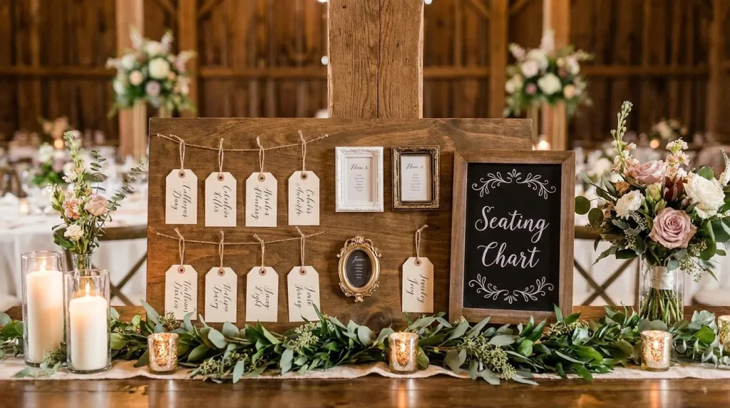 wedding seating chart ideas